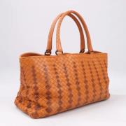 Pre-owned Leather shoulder-bags Bottega Veneta Vintage , Orange , Dame...