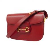 Pre-owned Leather gucci-bags Gucci Vintage , Red , Dames