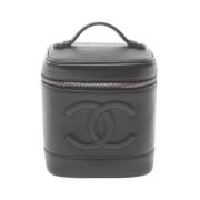 Pre-owned Leather chanel-bags Chanel Vintage , Black , Dames