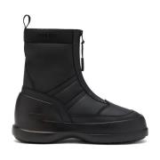 Zwarte enkellaarsjes voor vrouwen Moon Boot , Black , Dames