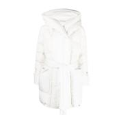 Witte Puffer & Donsjas Moorer , White , Dames