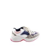 Pre-owned Leather sneakers Gucci Vintage , Multicolor , Dames