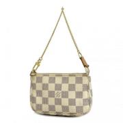 Pre-owned Fabric louis-vuitton-bags Louis Vuitton Vintage , White , Da...