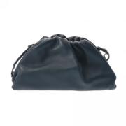 Pre-owned Leather shoulder-bags Bottega Veneta Vintage , Blue , Dames