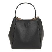 Zwarte Shopper Tas Elegante Stijl Tory Burch , Black , Dames