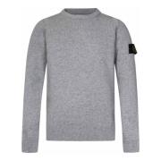 Grijze Sweater Aw24 Stijlvol Comfortabel Stone Island , Gray , Heren