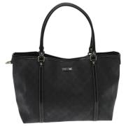 Pre-owned Leather totes Gucci Vintage , Black , Dames