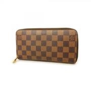 Pre-owned Fabric wallets Louis Vuitton Vintage , Brown , Dames