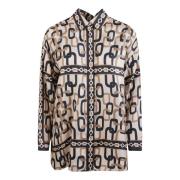 Blauwe Shirts Adria Max Mara , Multicolor , Dames