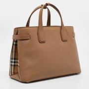 Pre-owned Canvas handbags Burberry Vintage , Beige , Dames