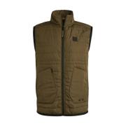 Gewatteerde Bodywarmer Interlock Mix PME Legend , Green , Heren