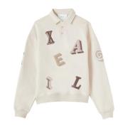 Typo Polo Sweatshirt Axel Arigato , Beige , Heren