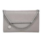 Mini Crossbody Tas met Charme Detail Stella McCartney , Gray , Dames