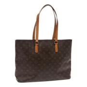 Pre-owned Canvas totes Louis Vuitton Vintage , Brown , Dames