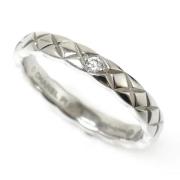 Pre-owned Metal rings Chanel Vintage , Gray , Dames