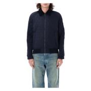 Gewatteerd Nylon Jack Navy Aw24 Burberry , Blue , Heren