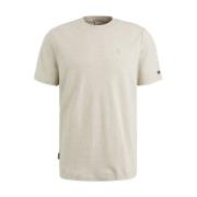 Korte mouw T-shirt met norHeren pasvorm Cast Iron , Beige , Heren