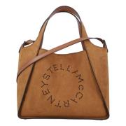 Logo Crossbody Tote Tas Stella McCartney , Brown , Dames