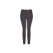 Skinny Scuba Crepe Broek Rinascimento , Brown , Dames