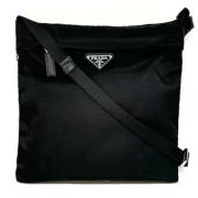 Pre-owned Canvas crossbody-bags Prada Vintage , Black , Dames