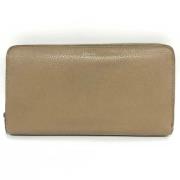 Pre-owned Leather wallets Celine Vintage , Beige , Dames