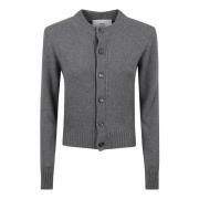 Grijze Tonal Cardigan Sweater Ami Paris , Gray , Dames