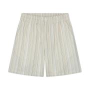 Gestreepte shorts Olaf Hussein , Gray , Heren