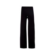 Gebreide Joggingbroek met Contrasterende Piping Liu Jo , Black , Dames