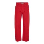 Rode Boyfriend Jeans InWear , Red , Dames