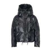 Korte Zwarte Winterjas TrueNature Adidas by Stella McCartney , Black ,...