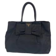 Pre-owned Canvas totes Prada Vintage , Black , Dames