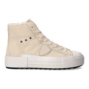 Sneakers Paris Haute Tennis Philippe Model , Beige , Dames