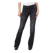 Slim Fit Denim Jeans Armani Exchange , Black , Dames