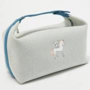 Pre-owned Canvas handbags Hermès Vintage , Blue , Dames