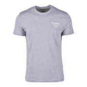 Katoen Elastaan T-shirt Bikkembergs , Gray , Heren