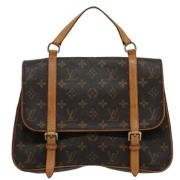 Pre-owned Canvas backpacks Louis Vuitton Vintage , Brown , Dames