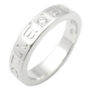 Pre-owned Metal rings Bvlgari Vintage , White , Dames