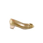 Pre-owned Leather heels Jimmy Choo Pre-owned , Yellow , Dames