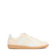 Beige Suède Replica Inside Out Sneakers Maison Margiela , Beige , Here...