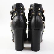 Pre-owned Leather boots Valentino Vintage , Black , Dames