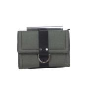 Pre-owned Leather wallets Dior Vintage , Green , Dames