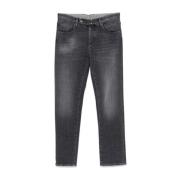 Grijze Slim Fit Denim Jeans Incotex , Gray , Heren