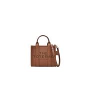 Leren Crossbody Tote Tas Marc Jacobs , Brown , Dames