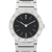 Pre-owned Metal watches Bvlgari Vintage , Black , Dames