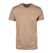 Katoenen T-shirt Diesel , Brown , Heren