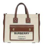 Pre-owned Canvas totes Burberry Vintage , Beige , Dames