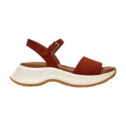 Platte sandalen Hogan , Brown , Dames