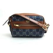 Pre-owned Denim crossbody-bags Gucci Vintage , Blue , Dames