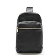 Pre-owned Leather crossbody-bags Gucci Vintage , Black , Dames