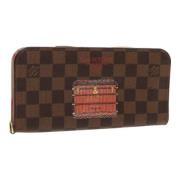 Pre-owned Canvas wallets Louis Vuitton Vintage , Brown , Dames